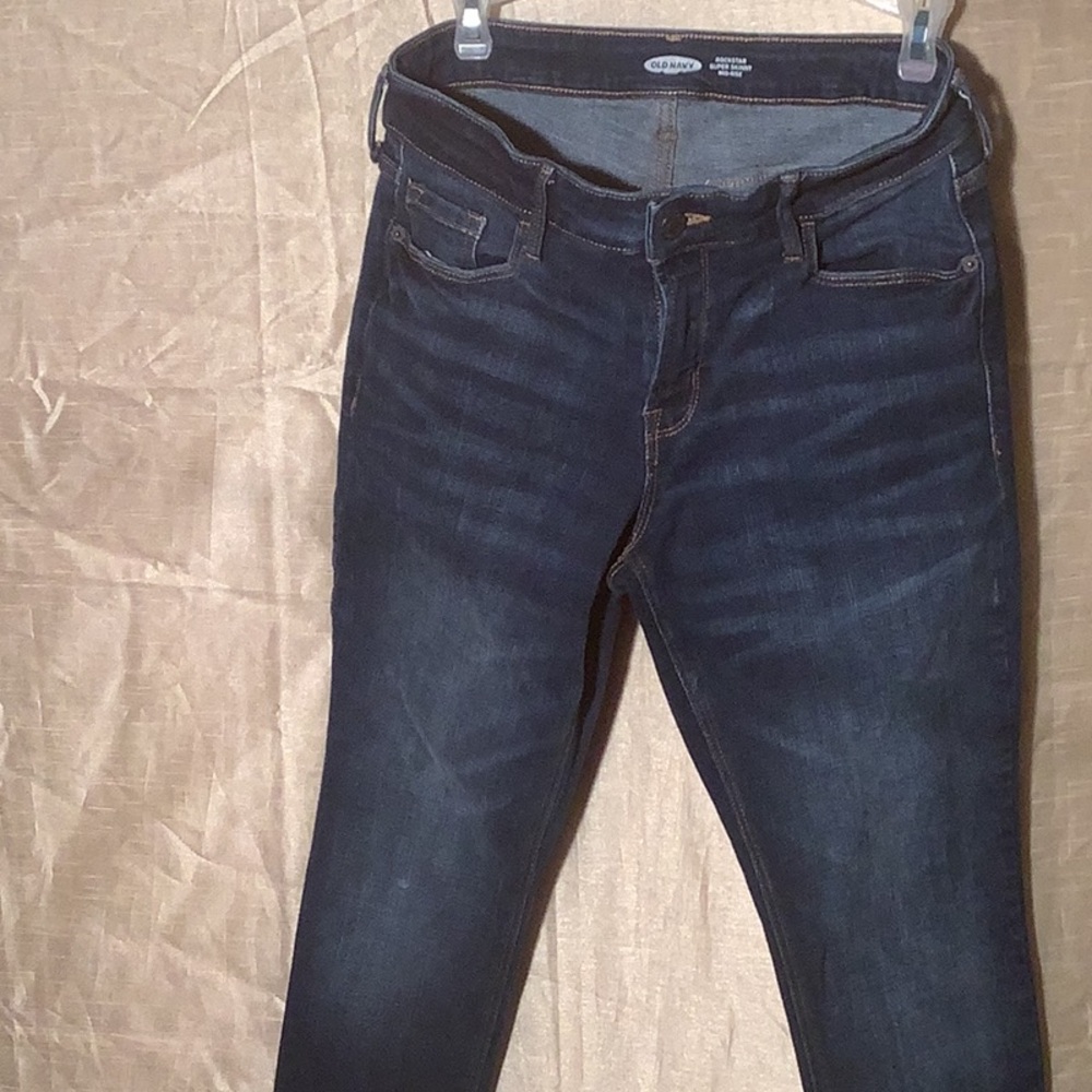 Old Navy Blue Skinny Jeans Timeless Fit